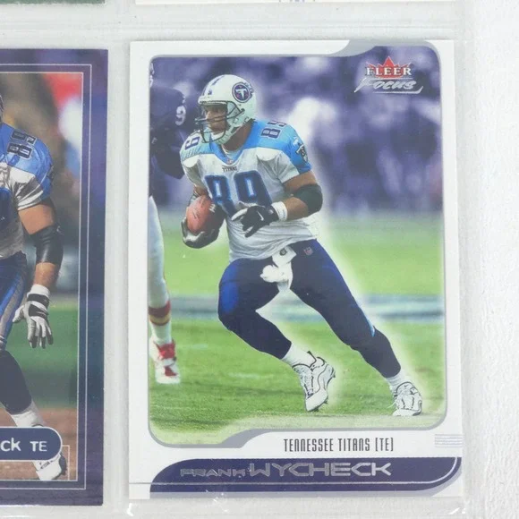 Frank Wycheck Football Card Lot Titans Autograph Inserts Chase Tennessee Vintage - Picture 14 of 16